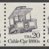 Scott# 2263 "CABLE CAR" TRANSPORTATION SERIES MNH PNC5, PLATE #2