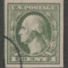 Scott# 531 "WASHINGTON" USED WITH A PARTIAL CDS, NICELY CENTERED
