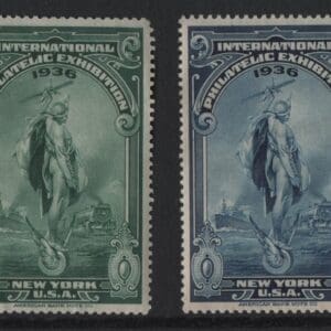 1936 N.Y. INT'L. STAMP EXPO CINDERELLAS SET (4) MNH *SEE DETAILS*