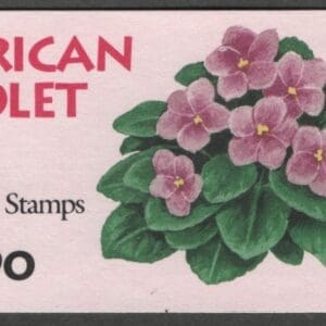 Scott# 2486 BK176 "AFRICAN VIOLETS" MNH INTACT BOOKLET (10)
