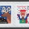 Scott# 2799-2802 2799a "CHRISTMAS GREETINGS" MNH IMPERF COIL STRIP (4)