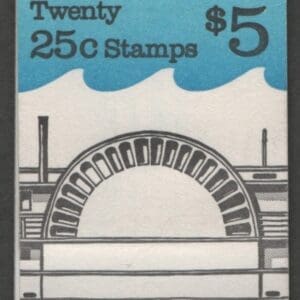 Scott# 2405-09 BK166 "STEAMBOATS" MNH INTACT BOOKLET (20)