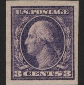 Scott# 484 "WASHINGTON" MNH TYPE II IMPERFORATE, NICELY CENTERED