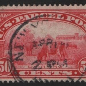 Scott# Q10 "PARCEL POST" USED, NEW YORK CIRCLE DATE STAMP CANCEL