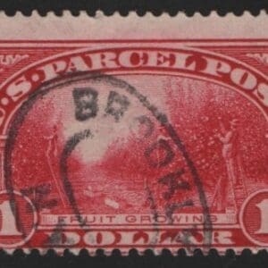 Scott# Q12 "PARCEL POST" USED, BROOKLYN NY DOUBLE OVAL CANCEL