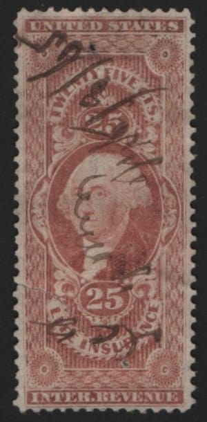 Scott# R47C "WASHINGTON" USED REVENUE, NICELY CENTERED *SEE NOTE*
