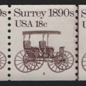 Scott# 1907 "SURREY" TRANSPORTATION SERIES PNC3, PLATE #5