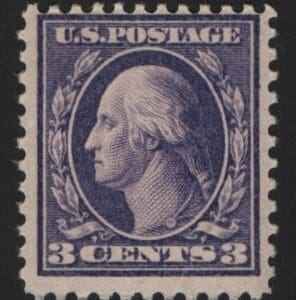 Scott# 502 "WASHINGTON" MNH, FLAT PLATE PERF 11 TYPE II SINGLE