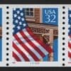 Scott# 2913 "FLAG OVER PORCH" MNH PNC5 P#77767, LOW GLOSS GUM