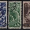 RUSSIA Scott#s 546-50 ANTI-WAR PROPAGANDA USED SET (5)