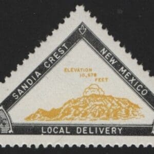 SANDIA CREST NEW MEXICO LOCAL DELIVERY MNH SINGLE * SEE PHOTOS *