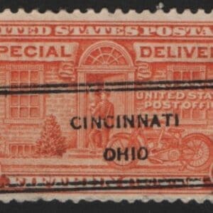 Scott# E16 "SPECIAL DELIVERY" USED, CINCINNATI, OH. PRECANCEL