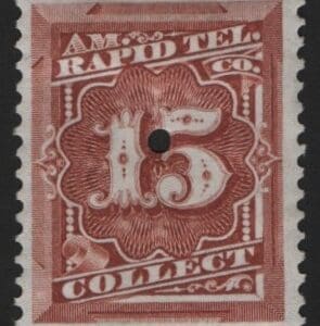 Scott# 1T11 "POSTAL TELEGRAPH" MINT, PUNCHED