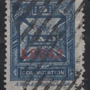 Scott# 3T2 "POSTAL TELEGRAPH" USED, BAR GRID CANCEL