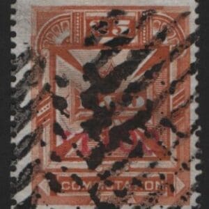 Scott# 3T4 "POSTAL TELEGRAPH" USED, BAR GRID CANCEL