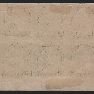 Scott# 611 WARREN HARDING MINT IMPERFORATE LOWER PLATE BLOCK (6) - Image 2