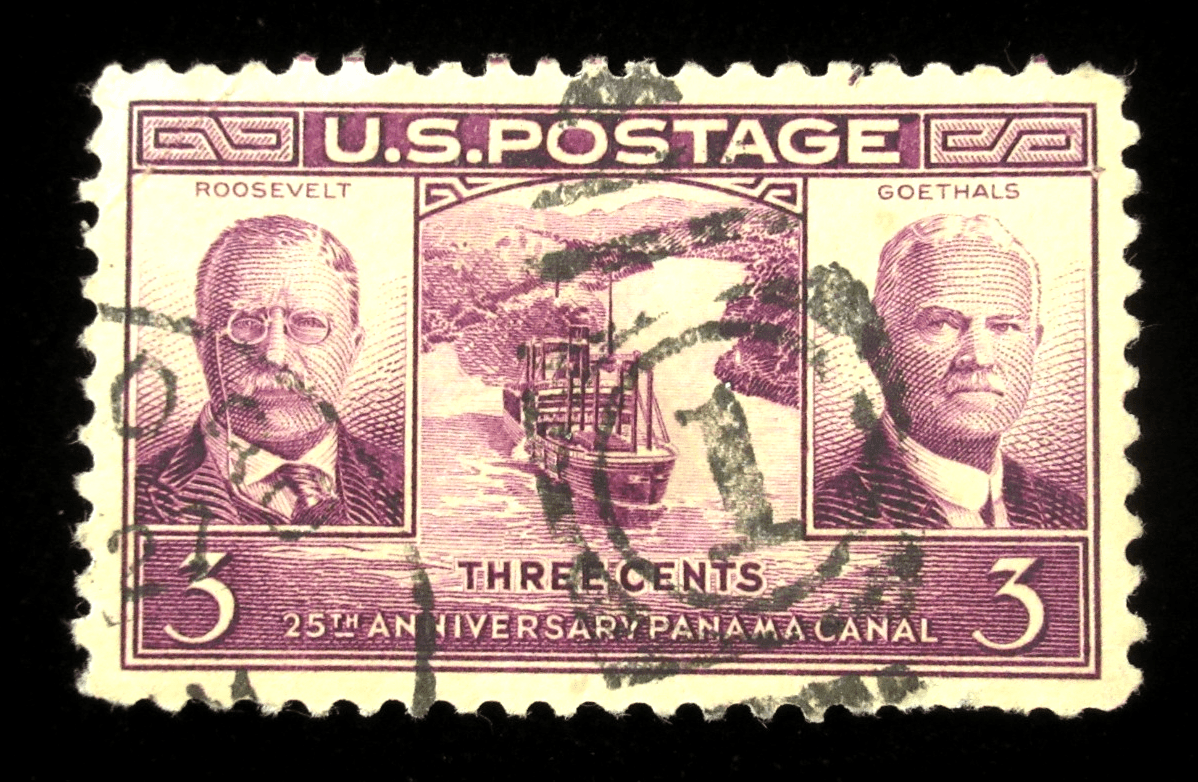 Scott# 856 "PANAMA CANAL" USED SINGLE