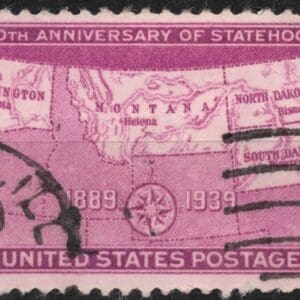 Scott# 858 "FOUR STATES" USED SINGLE