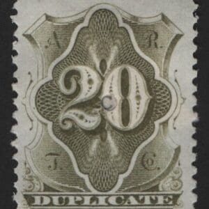 Scott# 1T16 "POSTAL TELEGRAPH - OFFICE COUPON" MINT, PUNCHED