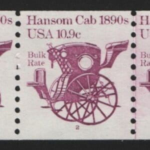 Scott# 1904 "HANSOM CAB" PNC3, PLATE #2, MNH, NICELY CENTERED
