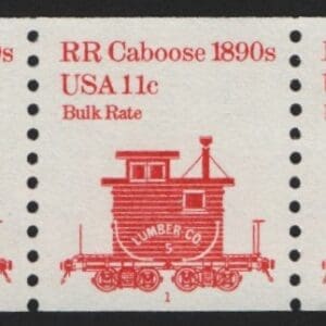 Scott# 1905 "CABOOSE" MNH PNC(3) PLATE #1, NICELY CENTERED