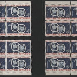Scott# 1131 ST LAWRENCE SEAWAY MNH MATCHED PLATE BLOCKS(4)P#26334