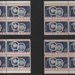 Scott# 1131 ST LAWRENCE SEAWAY MNH MATCHED PLATE BLOCKS(4)P#26336