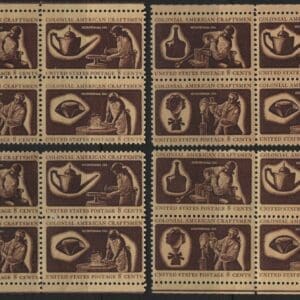Scott# 1456-59 "BICENTENNIAL" MNH MATCHED PLATE BLOCKS (4) SET P# 33665