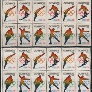 Scott# 1695-98 SUMMER & WINTER OLYMPICS MATCHED PLATE BLOCKS (12)