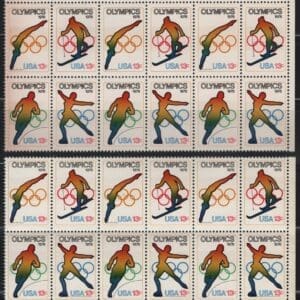 Alternative view of Scott# 1695-98 SUMMER & WINTER OLYMPICS MATCHED PLATE BLOCKS (12)