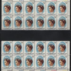 Alternative view of Scott# 1699 CLARA MAASS MNH MATCHED PLATE BLOCKS (12) P# 37267-72