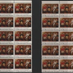 Scott# 1728 "SARATOGA" MNH MATCHED PLATE BLOCKS (10) P# 38138-42
