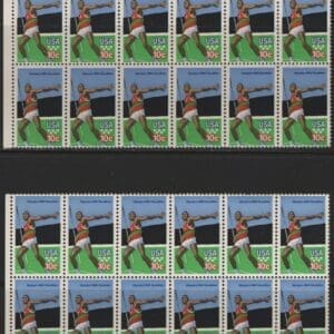 Scott# 1790 SUMMER OLYMPICS MNH MATCHED PLATE BLOCKS(12) P#39111