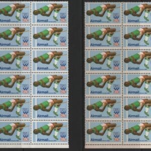 Scott# C97 22nd OLYMPICS AT MOSCOW - MNH MATCHED PLATE BLOCKS(12)